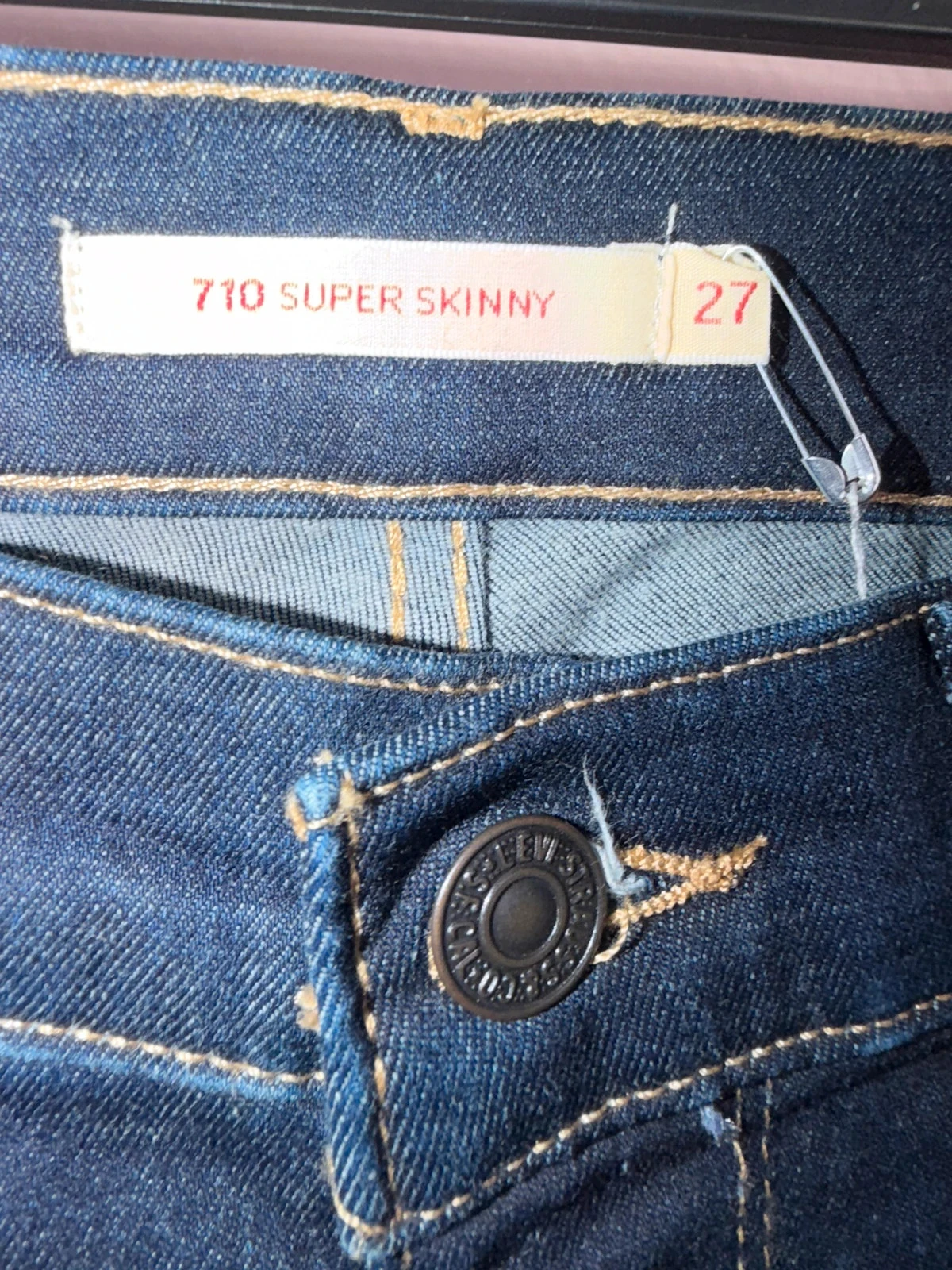 Jeans femme Levi's 710 super skinny taille 27 – photo 6
